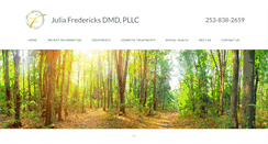 Desktop Screenshot of juliafredericksdmd.com